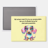 Funny Husband Humor Magneet (Voorkant / Achterkant)