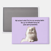 Funny Husband Humor Magneet (Voorkant / Achterkant)