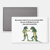 Funny Husband Humor Magneet (Voorkant / Achterkant)