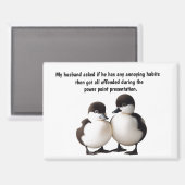Funny Husband Humor Magneet (Voorkant / Achterkant)
