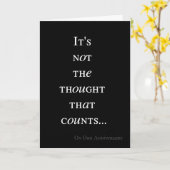 Funny Husband Jubileum, Cash Enclosed Kaart (Gele Bloem)