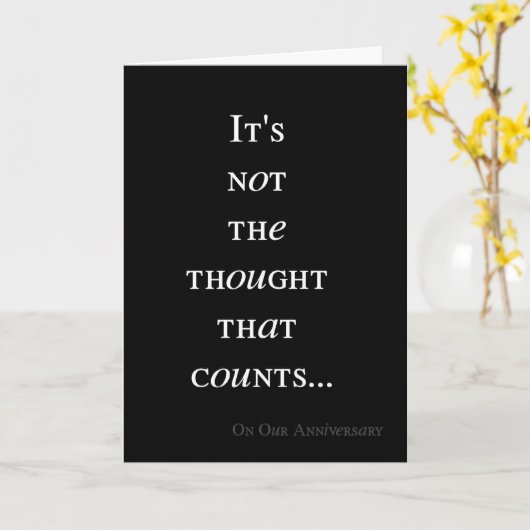 Funny Husband Jubileum, Cash Enclosed Kaart (Gele Bloem)