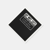 Funny Husband Puns My Wife Says I Only Have Two Fa Servet (Hoek)