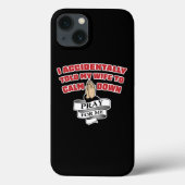 Funny Husband Quote - Pray for Me iPhone Case (Achterkant)