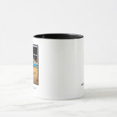 Funny "Husband Snoring" Humor Mok Gift (Midden)