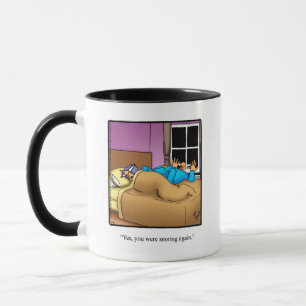 Funny "Husband Snoring" Humor Mok Gift