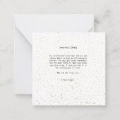 Funny Husband to Wife Humor Message on Jubileum Notitiekaartje (Achterkant)