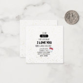 Funny Husband to Wife Humor Message on Jubileum Notitiekaartje (Voorkant / Achterkant in situ)