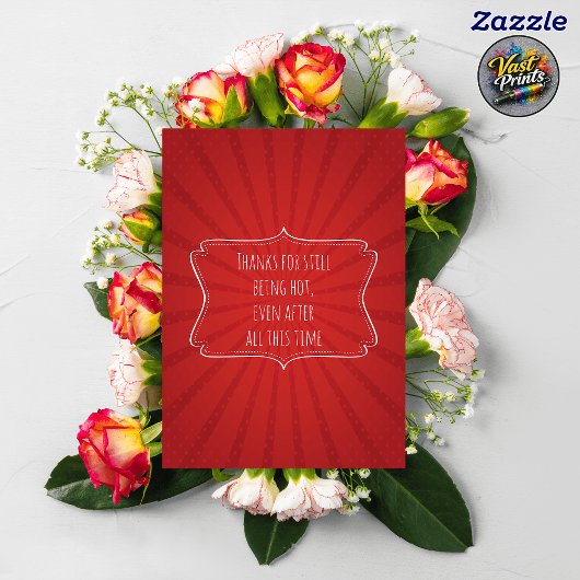 Funny Husband Valentine's Day Kaart