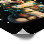 Funny Husky Dog Christmas Pj Pajama Men Women Pjs Poster (Hoek)