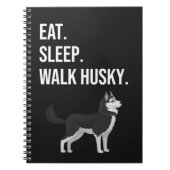 Funny Husky Mom Gifts Siberian Dog Dad Lover Pet Notitieboek (Voorkant)