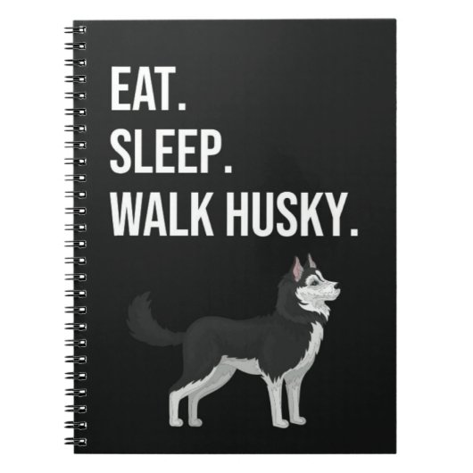 Funny Husky Mom Gifts Siberian Dog Dad Lover Pet Notitieboek (Voorkant)