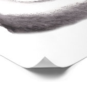 Funny Husky Poster Husky Dog print Funny Dog face (Hoek)