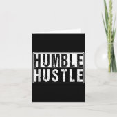 Funny Hustle Gift For Men And Women Cool Humble In Kaart (Voorkant)