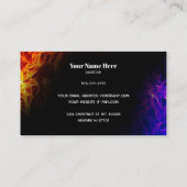 Funny HVAC slogans visitekaartjes (Achterkant)