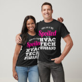 Funny HVAC Tech Wife Wedding Jubileum Gift T-shirt (Unisex)