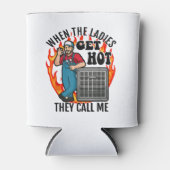 Funny HVAC Technician Air Conditioning Engineer Te Blikjeskoeler (Voorkant)