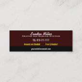 Funny HVAC-Visitekaartjes Mini Visitekaartje (Achterkant)