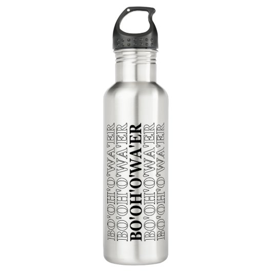 Funny Hydration Boohwowoer British Accent Gift Waterfles (Voorkant)
