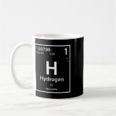 Funny Hydrogen Chemical Element Periodic Table Koffiemok (Links)