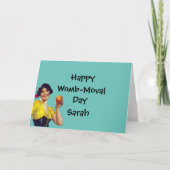 Funny Hysterectomie Verwijderen komt goed Kaart (Voorkant)