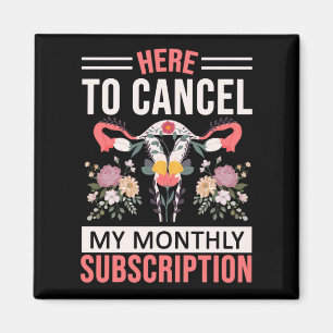 Funny Hysterectomy Flowers Uterus Removal Magneet