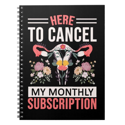 Funny Hysterectomy Flowers Uterus Removal Notitieboek (Voorkant)