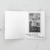 Funny Hysterectomy Get Well Card Kaart (Binnen)