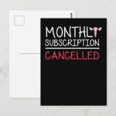 Funny Hysterectomy ondersteunt Uterus Removal Briefkaart (Voorkant / Achterkant)