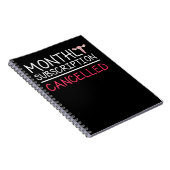 Funny Hysterectomy ondersteunt Uterus Removal Notitieboek (Rechterzijde)