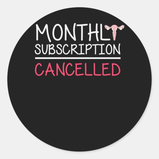 Funny Hysterectomy ondersteunt Uterus Removal Ronde Sticker (Voorkant)