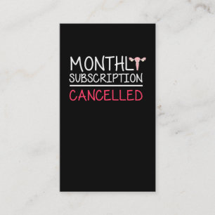 Funny Hysterectomy ondersteunt Uterus Removal Visitekaartje