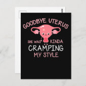 Funny Hysterectomy Uterus Removal Briefkaart (Voorkant / Achterkant)