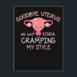 Funny Hysterectomy Uterus Removal Briefkaart<br><div class="desc">Funny Hysterectomy Uterus Removal.</div>