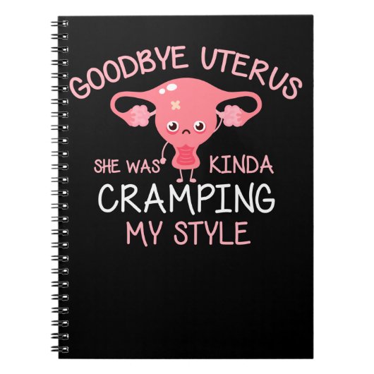 Funny Hysterectomy Uterus Removal Notitieboek (Voorkant)