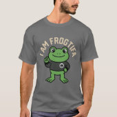 Funny I AM FROGTIFA Portland Frog Meme  T-shirt (Voorkant)