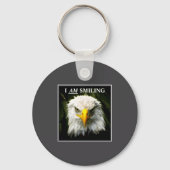 Funny I Am Smiling Mpy Eagle Photo  Sleutelhanger (Voorkant)