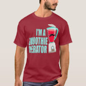 Funny I Am Smoothie Operator Blender Fitness T-shirt (Voorkant)