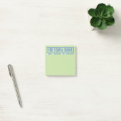 Funny "I are 100% Sane" 3"x3" Post-it® Notes (Kantoor)