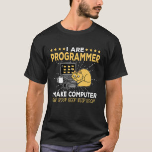 Funny "I are Programmer Cat" - Codering T-shirt