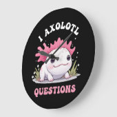 Funny I Axolotl Vragen Schattige Axolotls Kawaii Grote Klok (Hoek)