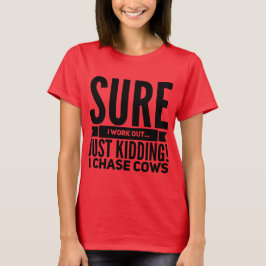 Funny I Chase Koeien shirt voor dames