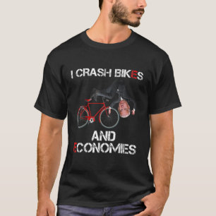 Funny i Crash Bikes en Economies Joe Biden Fallin T-shirt