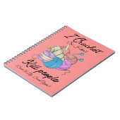 Funny I Crochet Save A Life Yarn Art Notitieboek (Linkerzijde)