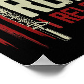 Funny I Don't Run I Reload Gun Rights American Fla Poster (Hoek)