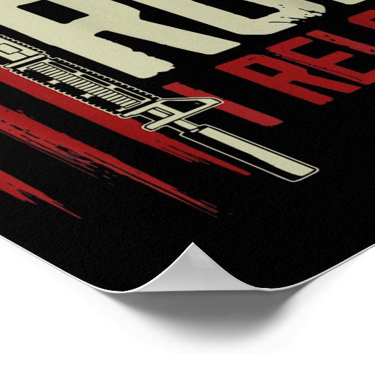 Funny I Don't Run I Reload Gun Rights American Fla Poster (Hoek)