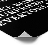 Funny I Don't Think Before I Speak  Poster (Hoek)