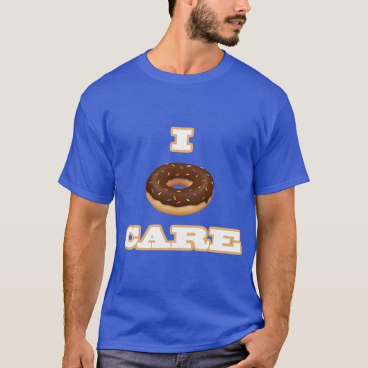 Funny "I Doughnut Care" Sweatshirt (Voorkant)