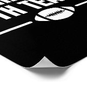 Funny I Hate Both Teams Football  Poster (Hoek)