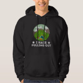 Funny I Hate Pulling Out Retro Trailer Travel Camp Hoodie (Voorkant)